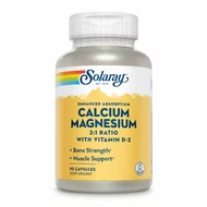 Calcium Magnesium with Vitamin D, Solaray, 90 capsule, Secom-picture