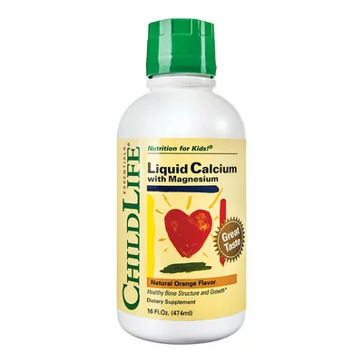 Calcium with Magnesium, Childlife Essentials, 473ml, Secom