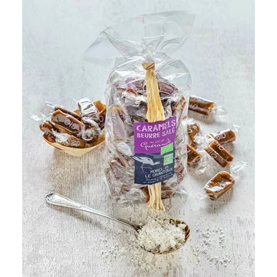 Caramele cu sare de mare bio 180g Morel et Le Chantoux