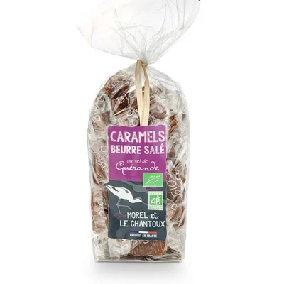 Caramele cu sare de mare bio 180g Morel et Le Chantoux