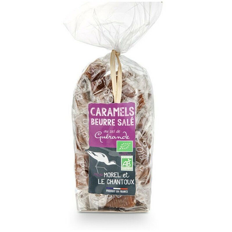 Caramele cu sare de mare bio 180g Morel et Le Chantoux