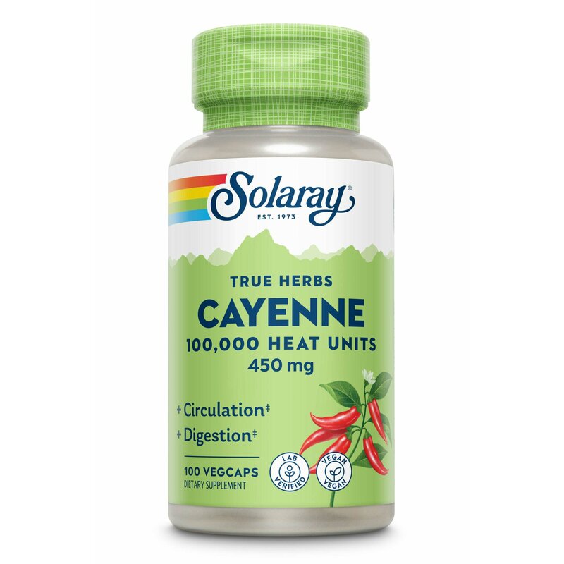 Cayenne (Ardei iute) 450mg, Nature\'s Way, 100 capsule, Secom