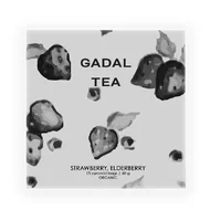 Ceai capsune si boabe de soc, bio, 15 piramide, Gadal Tea-picture