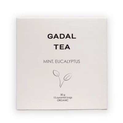 Ceai menta si eucalipt, bio, 15 piramide, Gadal Tea