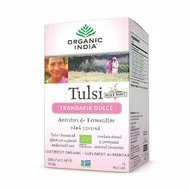 Ceai Tulsi (Busuioc Sfant) Trandafir Dulce | Antistres & Fermecator, eco, plicuri, Organic India-picture