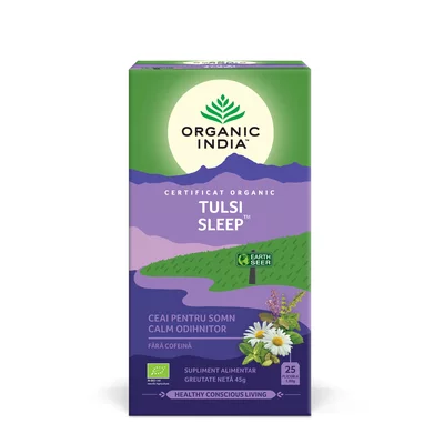 Ceai Tulsi Sleep, 25 plicuri, bio, Organic India