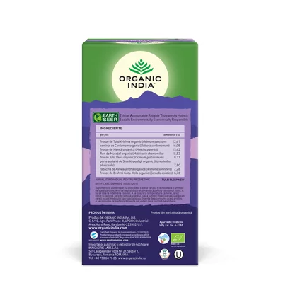 Ceai Tulsi Sleep, 25 plicuri, bio, Organic India