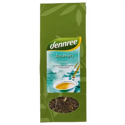Ceai verde cu iasomie vrac, bio, 100g, Dennree