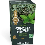 Ceai verde Sencha cu menta bio 18 pliculete x 2g, Aromandise-picture