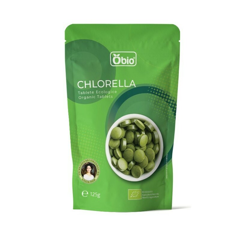 Chlorella tablete bio 125g Obio