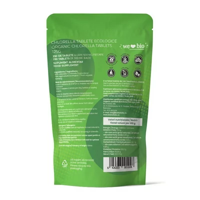 Chlorella tablete bio 125g Obio