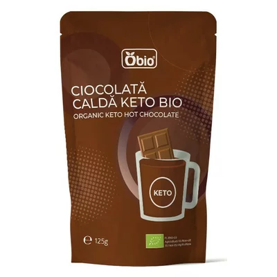 Ciocolata calda Keto bio 125g Obio
