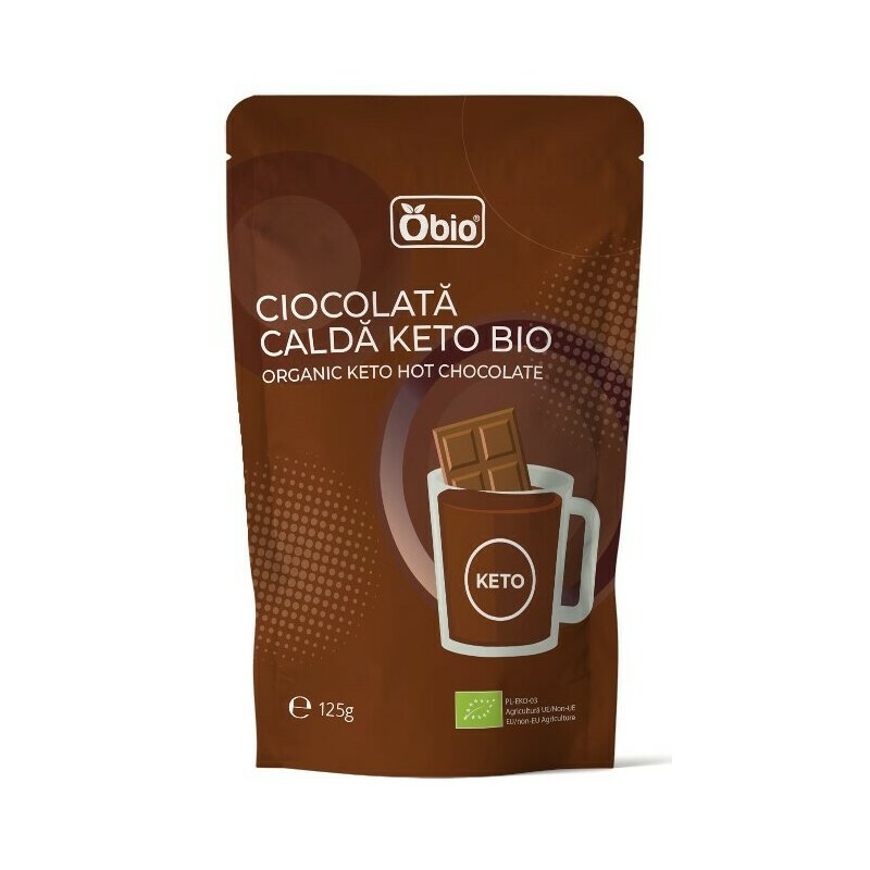 Ciocolata calda Keto bio 125g Obio