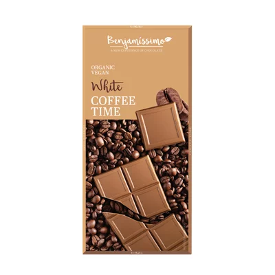 Ciocolata coffee time bio, 70g, Benjamissimo