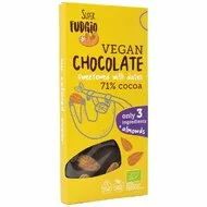 Ciocolata cu migdale si curmale, bio, 100g, Super Fudgio PRET REDUS