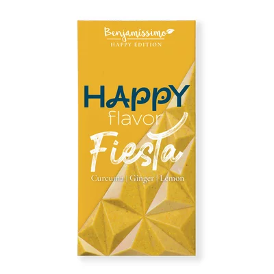 Ciocolata cu turmeric si ghimbir bio, 60g, Benjamissimo - PRET REDUS