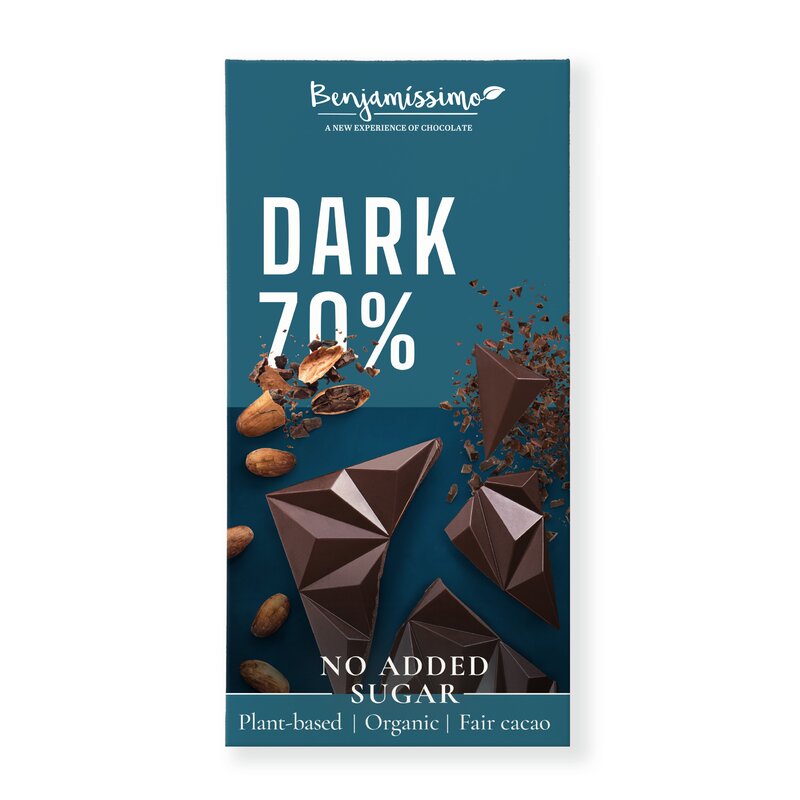 Benjamissimo Neagra 70%, bio, 60g