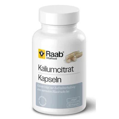 Citrat de potasiu 870mg 60 capsule 52.2g Raab