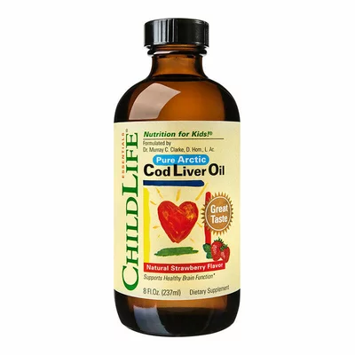 Cod Liver Oil, Childlife Essentials, 237ml, Secom