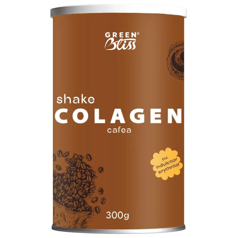 Colagen shake cu cafea 300g Green Bliss  