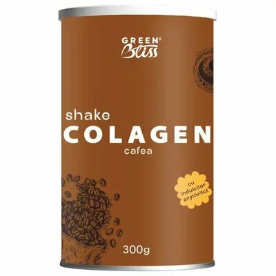 Colagen shake cu cafea 300g Green Bliss  PRET REDUS