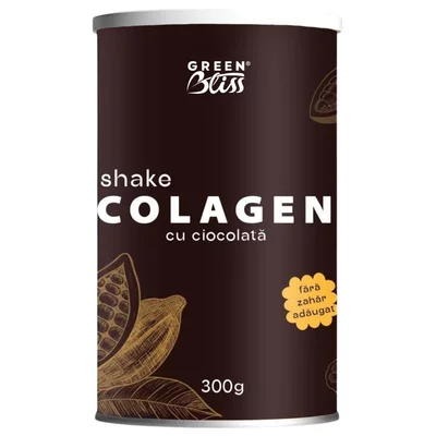 Colagen shake cu ciocolata 300g Green Bliss PRET REDUS