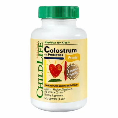 Colostrum plus Probiotics, Childlife Essentials, 50g pudra, Secom