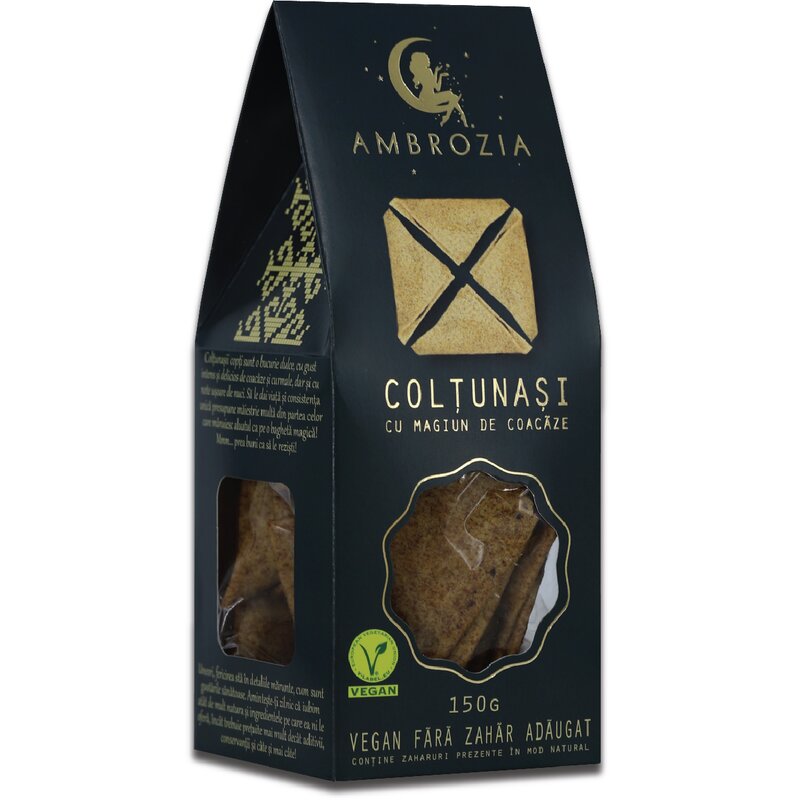 Coltunasi vegani cu magiun de coacaze, 130g, Ambrozia