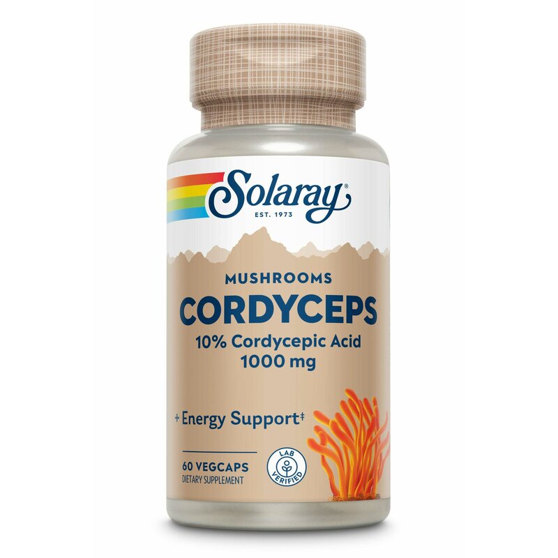 Cordyceps, Solaray, 60 capsule, Secom