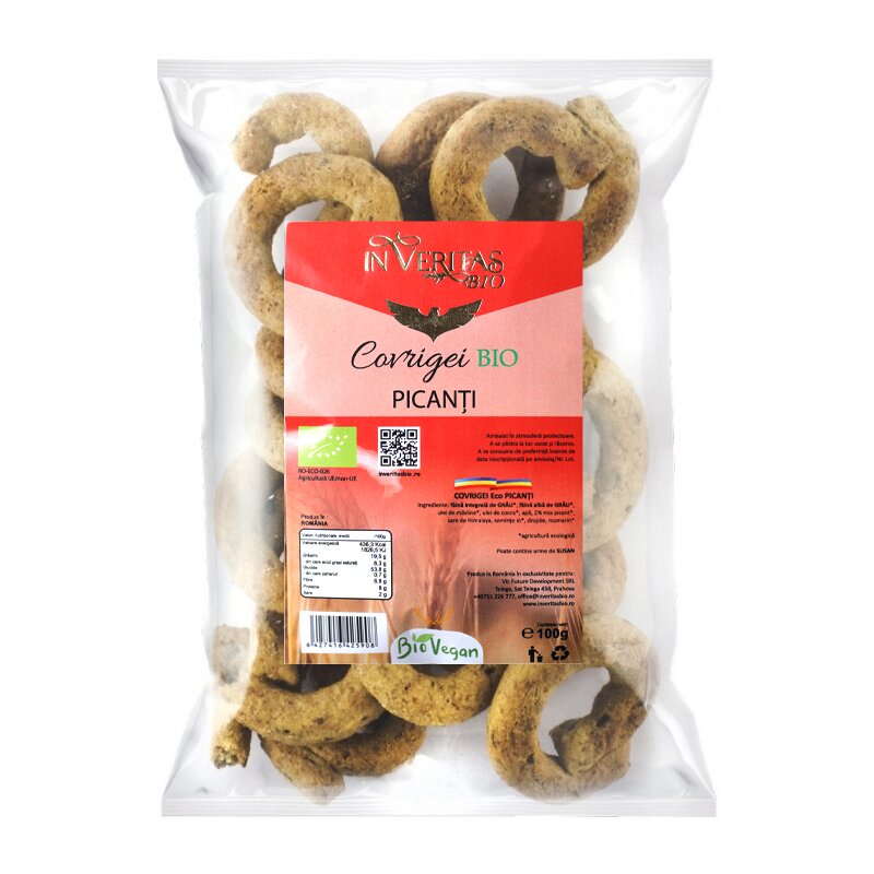 Covrigei Bio Picanti, 100g, InVeritas BIO