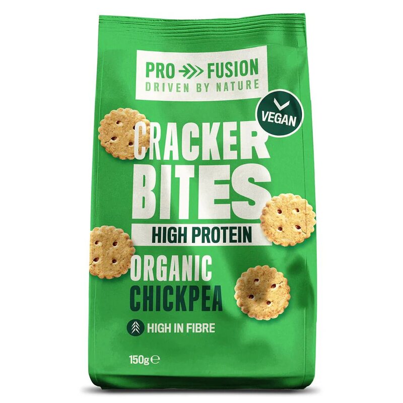 Crackers proteici cu faina de naut, bio, 150g, Profusion