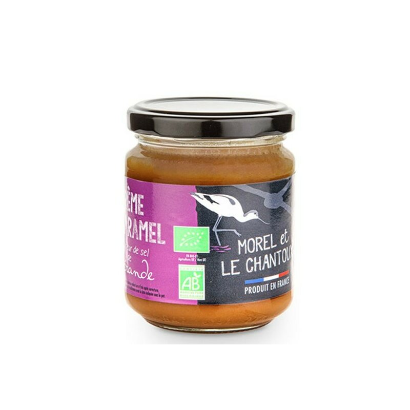 Crema de caramel cu sare de mare bio 200g Morel et Le Chantoux