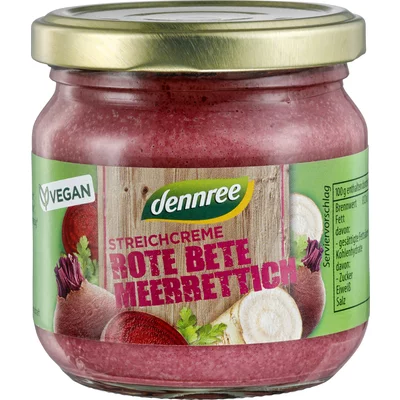 Crema tartinabila cu sfecla rosie bio 180g Dennree PRET REDUS