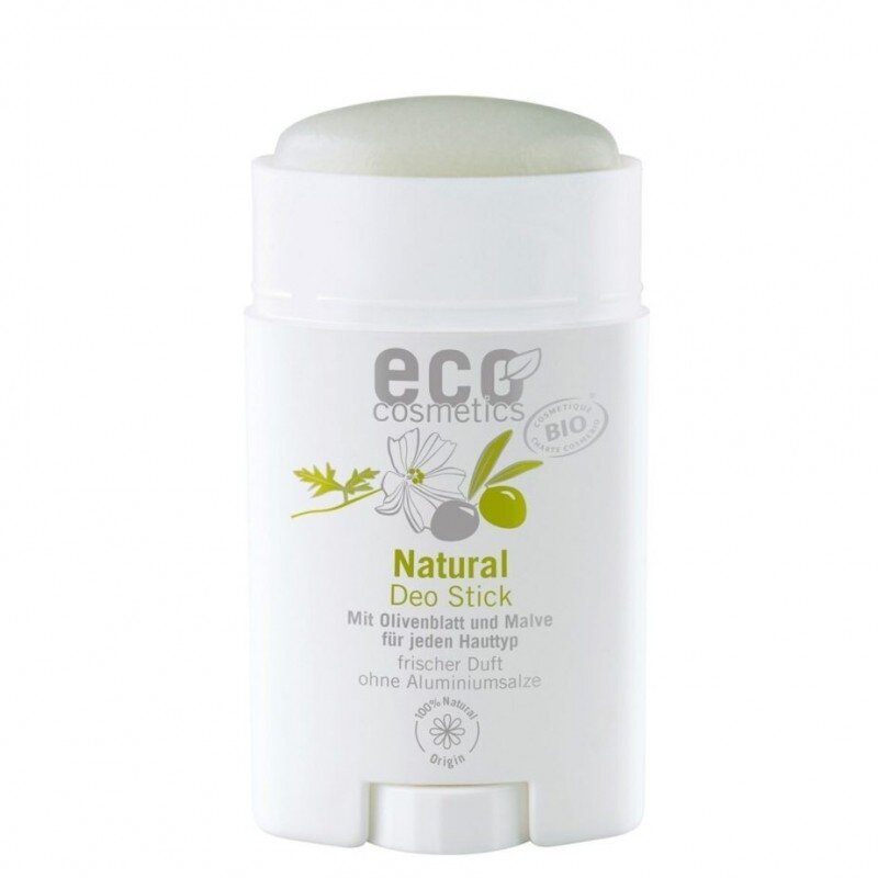 Deodorant bio cu nalba si frunze de maslin, 50ml, Eco Cosmetics