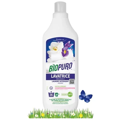 Detergent hipoalergen pentru rufe albe si colorate, bio, 1L - Biopuro