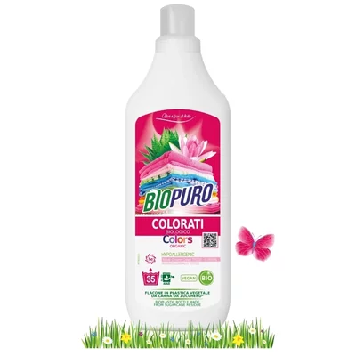 Detergent hipoalergen pentru rufe colorate, bio,1L - Biopuro