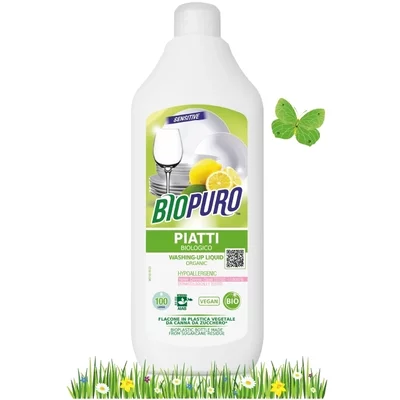 Detergent hipoalergen pentru vase, bio, 500ml - Biopuro