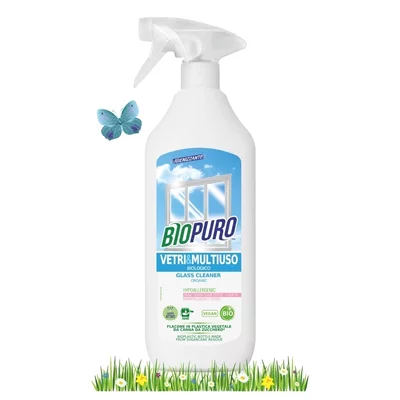 Detergent hipoalergen pt. sticla si alte suprafete, bio, 500ml - Biopuro