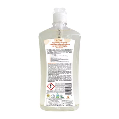 Detergent lichid pentru vase cu migdale 500ml Ecos