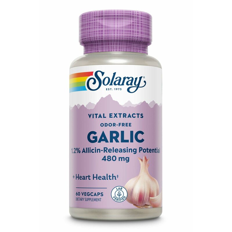 Garlic (Usturoi) 480mg, Solaray, 60 capsule, Secom