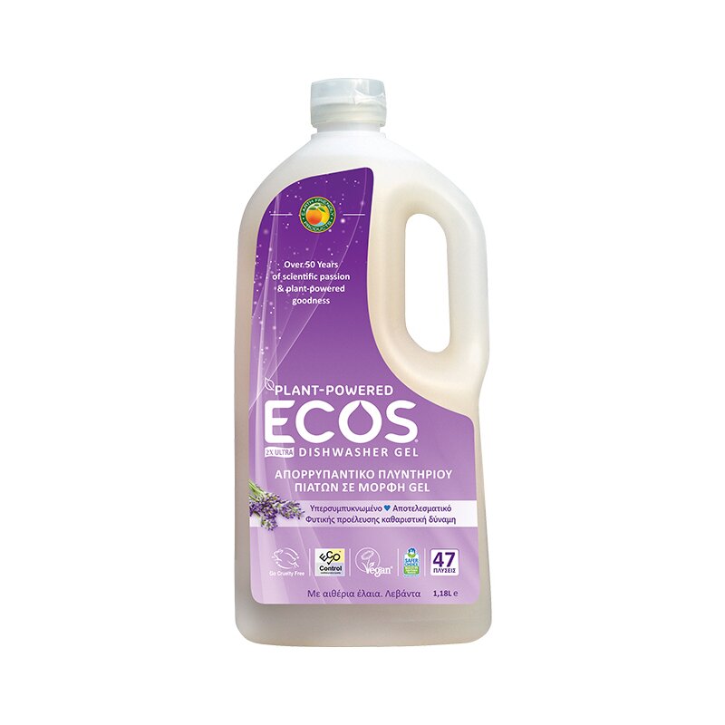 Gel pentru masina de spalat vase cu lavanda 1.18L Ecos