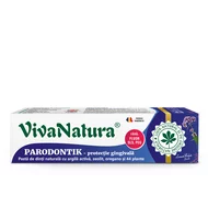 Pasta de dinti 100 % naturala cu argila, zeolit si oregano, fara fluor, 80 ml , PARODONTIK, Leonard Radutz formula, VivaNatura