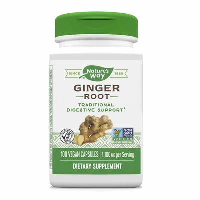 Ginger Root, Nature`s Way, 100 capsule, Secom