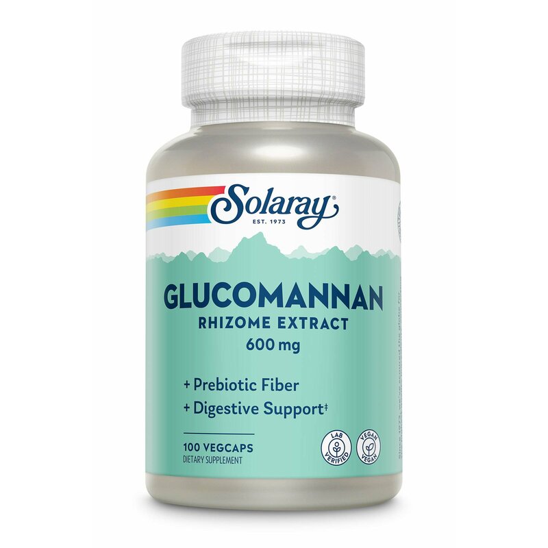 Glucomannan 600mg, Solaray, 100 capsule, Secom