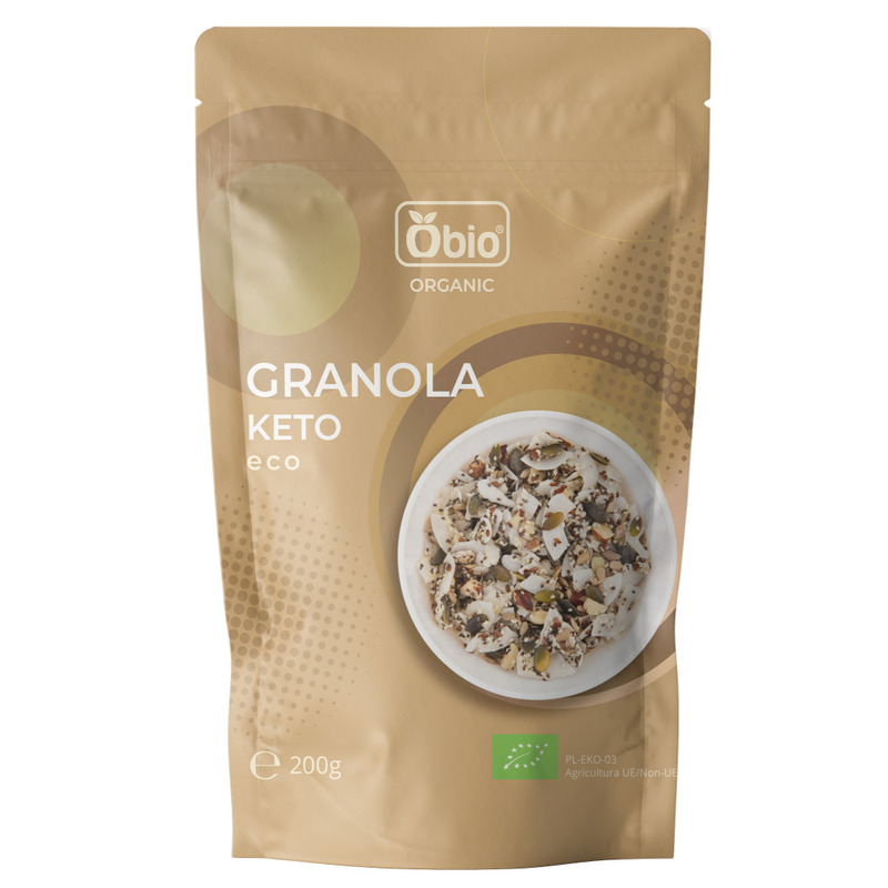 Granola Keto Bio, 200g - Obio