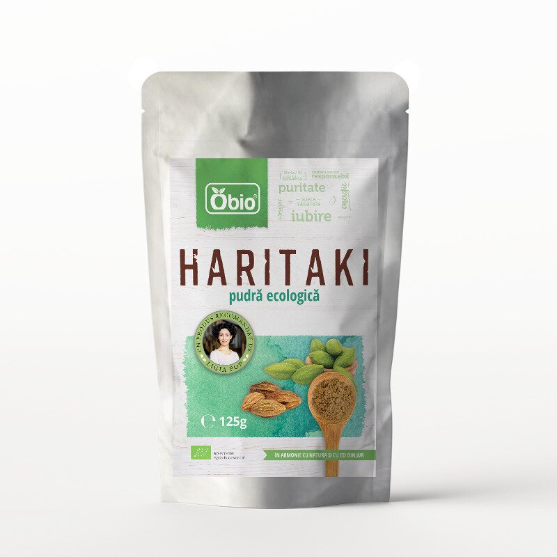 Haritaki pudra bio, 125g, Obio