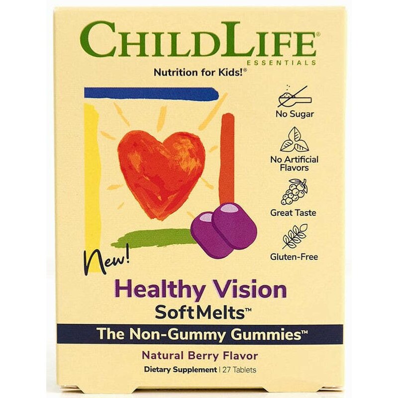 Healthy Vision SoftMelts™, Childlife Essentials, 27 tablete, Secom