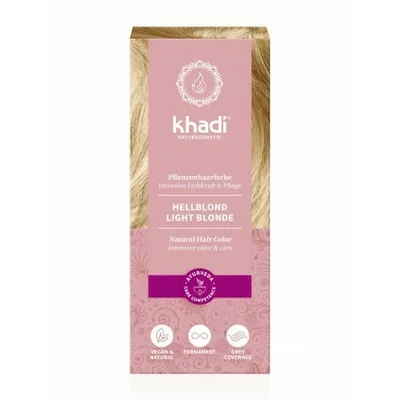Henna Blond Deschis Vopsea de Par Khadi, 100gr