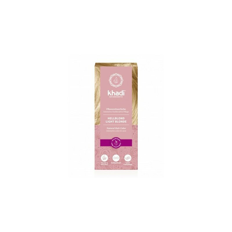 Henna Blond Deschis Vopsea de Par Khadi, 100gr