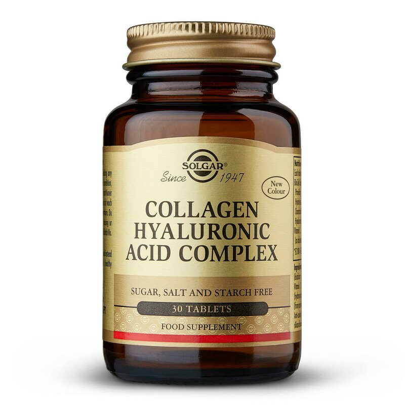 COLLAGEN HYALURONIC ACID 120MG 30TABLETE, SOLGAR